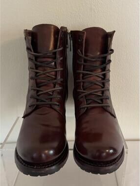 Freebird Womens Size 10 Manchester Brown Boots Side Zip-Up Excellent Condition